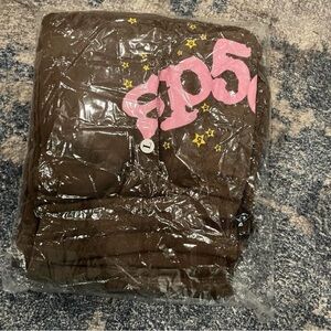 Stylish Brown Jacket with Pink and Yellow Accents